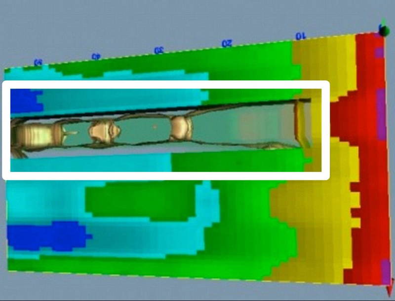 Illustration for article titled Could This Really Be a Radar Image of the Long-Lost Nazi Train?